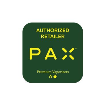 PAX door label - authorized retailer green