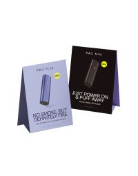 Promotional Tent Card - PAX Plus and PAX Mini